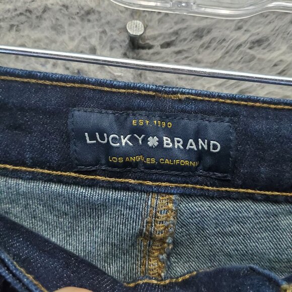 Lucky Brand Jeans Womens 2/26 Dark Blue Sweet Straight Mid Rise Denim - Picture 2 of 15